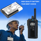 Kenwood ProTalk NX-P500 Digital Business Battery 3.6V 2350mAh - Compatible Replacement