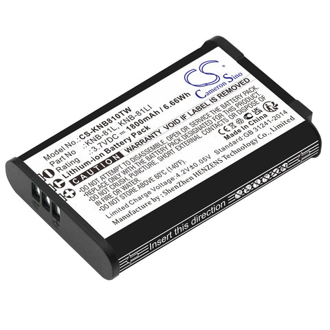 Kenwood ProTalk NX-P500 Digital Business Battery 3.7V 1800mAh - Compatible Replacement