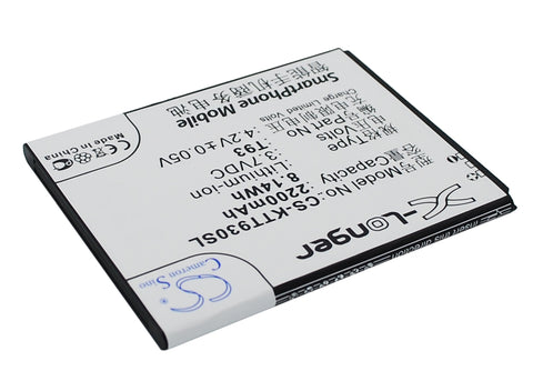 K-Touch T93 Battery - Compatible Replacement battery pack