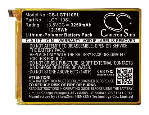 Leagoo T1 plus Battery 3.8V 3250mAh Li-Polymer - Compatible Replacement