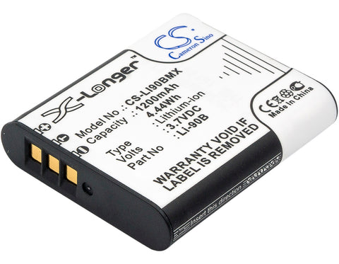 Olympus Powers Stylus SP-100 Battery 3.7V 1200mAh - Compatible Replacement