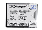 LG Xpression C395C Battery 3.7V 1000mAh - Compatible Replacement