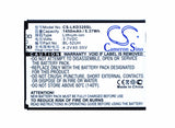 LG Optimus Exceed II Battery 3.7V 1450mAh - Compatible Replacement