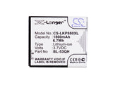 MetroPCS LGMS870 Battery 3.7V 1800mAh - Compatible Replacement