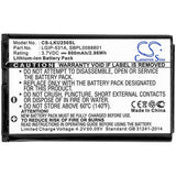 Cameron Sino CS-LKU250SL Battery