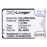 AT&T GoPhone 4G LTE Battery 3.8V 1950mAh - Compatible Replacement