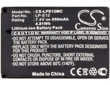 Canon Rebel SL1 Digital Battery 7.4V 650mAh - Compatible Replacement