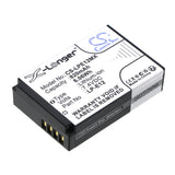 Canon EOS M Battery 7.4V 820mAh - Compatible Replacement