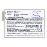 Canon EOS Rebel T5i Battery 7.4V 1120mAh - Compatible Replacement