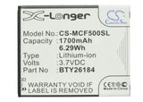 Mobistel MT-8201w Battery 3.7V 1700mAh - Compatible Replacement