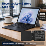 Microsoft Surface Laptop Go 4 Battery 7.68V 3600mAh - Compatible Replacement