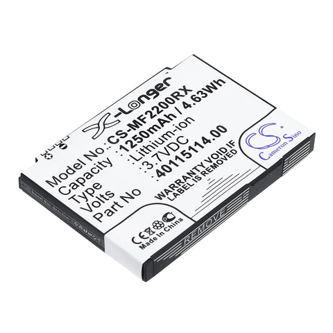Novatel Wireless 3-1826107-9 Battery 3.7V 1250mAh Li-Ion - Compatible Replacement
