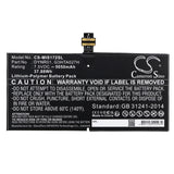 Microsoft Surface Pro 4 1724 Battery 7.5V 5050mAh - Compatible Replacement