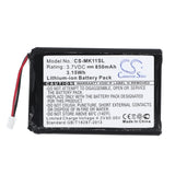 Toshiba MK 11 Battery 3.7V 850mAh - Compatible Replacement