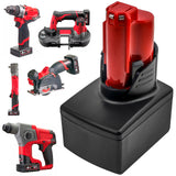Milwaukee M12 BPP2C Battery 12V 6000mAh - Compatible Replacement