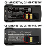 Cameron Sino CS-MPR750TW Battery