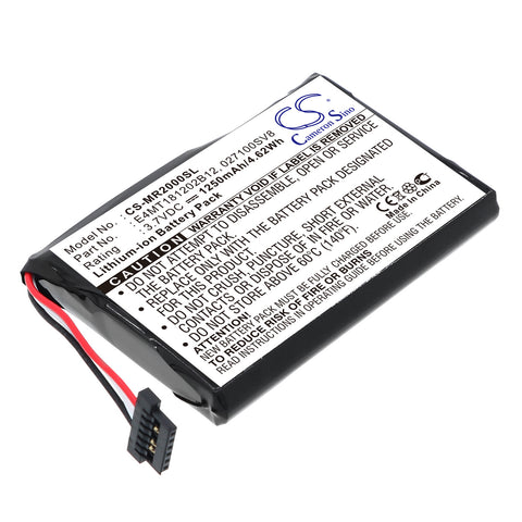 Magellan RoadMate 2250T Battery 3.7V 1250mAh - Compatible Replacement