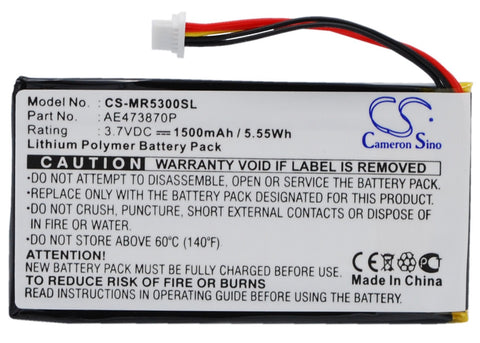Magellan Maestro Elite 5340 Battery 3.7V 1500mAh - Compatible Replacement