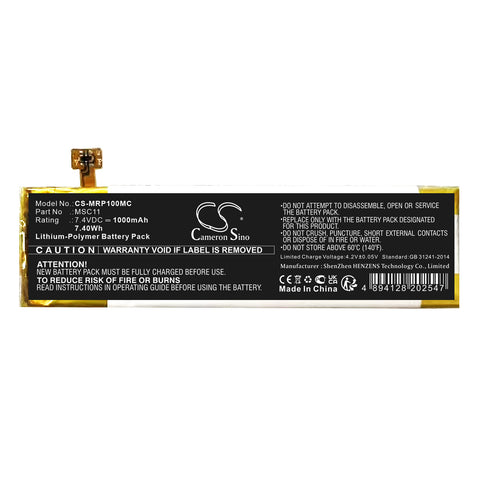 Cameron Sino CS-MRP100MC Battery