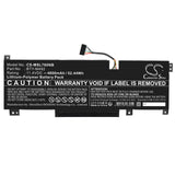 MSI Crosshair 17 A11UDK-457TW Battery 11.4V 4600mAh - Compatible Replacement
