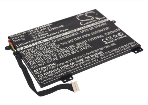 Motorola BATBJA0L21 Battery 3.7V 6700mAh Li-Polymer - Compatible Replacement