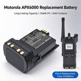Motorola APX7000XE P25 Battery 7.4V 3400mAh - Compatible Replacement