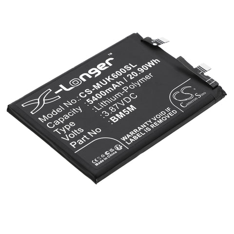 Redmi K60 Battery 3.87V 5400mAh - Compatible Replacement