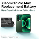 Xiaomi Mi 17 Pro Max Battery 3.77V 7300mAh - Compatible Replacement
