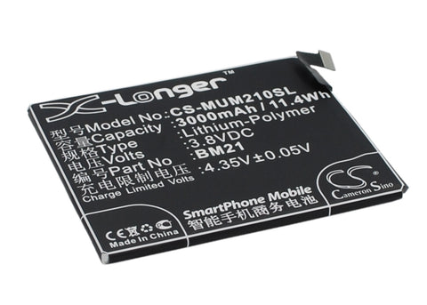 Xiaomi Mi Note Battery 3.8V 3000mAh - Compatible Replacement