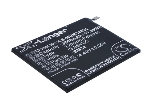 Xiaomi Mi Note Pro Battery 3.85V 3000mAh - Compatible Replacement