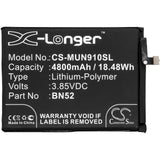 Pocophone Poco M2 Pro Battery 3.85V 4800mAh - Compatible Replacement