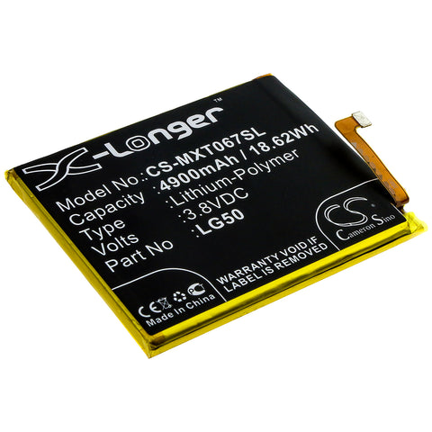 Motorola One Fusion Plus Battery 3.8V 4900mAh - Compatible Replacement