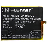 Motorola One Fusion Plus Battery 3.8V 4900mAh - Compatible Replacement