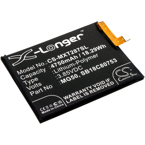 Motorola Moto G9 Plus Battery 3.85V 4750mAh - Compatible Replacement