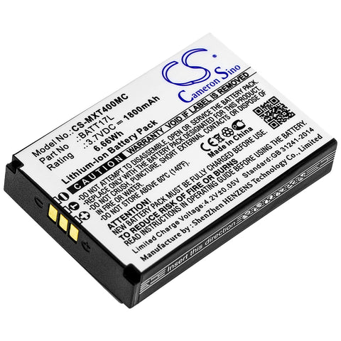 Midland XTC450 Battery 3.7V 1800mAh - Compatible Replacement