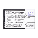 Sagem 253491226 Battery 3.7V 1300mAh - Compatible Replacement
