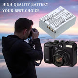 Canon PowerShot G10 IS Battery 7.4V 1050mAh - Compatible Replacement