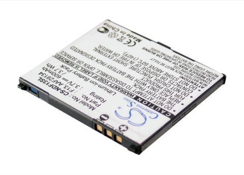 NTT DoCoMo F-04B Battery 3.7V 600mAh - Compatible Replacement
