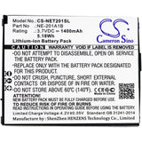 NEC NE-201A1A Battery 3.7V 1400mAh - Compatible Replacement