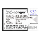 Olympia Vox Color 2159 Battery 3.7V 750mAh - Compatible Replacement