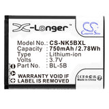 GPS Tracker TK102 Battery 3.7V 750mAh - Compatible Replacement