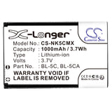 UTEC V566 Battery 3.7V 1000mAh - Compatible Replacement