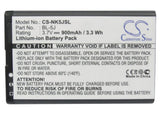 Nokia 5800 Navigation Edition Battery 3.7V 900mAh - Compatible Replacement