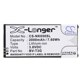 Microsoft Lumia 650 Battery 3.8V 2000mAh - Compatible Replacement