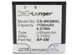 Mobiado Luminoso Battery 3.7V 1100mAh - Compatible Replacement