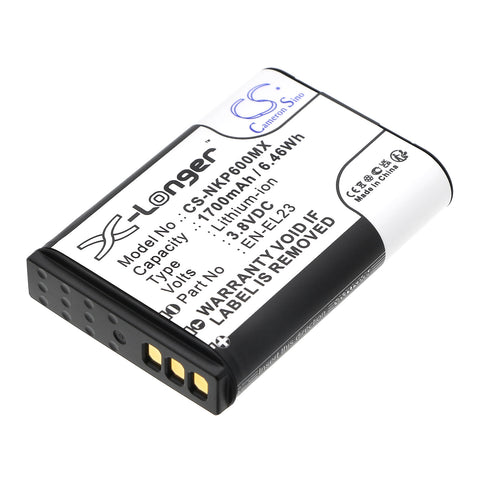 NiKon Coolpix S810c Battery 3.8V 1700mAh - Compatible Replacement