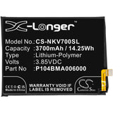 Nokia TA-1329 Battery 3.85V 3700mAh - Compatible Replacement