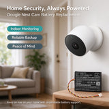 Google Nest Cam Battery 3.7V 330mAh - Compatible Replacement