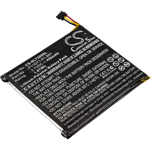 Nest Learning Thermostat T200877 Battery 3.7V 450mAh Li-Polymer - Compatible Replacement