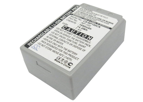 Casio Exilim Pro EX-F1BK Battery 7.4V 1800mAh - Compatible Replacement